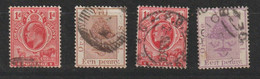 5652 LOT DE 4 TIMBRES - ORANGE STATE Orange River Colony Orange Staat - Oranje-Freistaat (1868-1909)