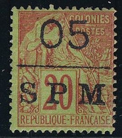 St Pierre Et Miquelon N°8 - Neuf * Avec Charnière - TB - Unused Stamps