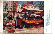 BELGIQUE BRUXELLES Le Marché De Sainte Catherine D'après Le Tableau De Aimé Stevens , Salon 1903 - Markten