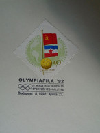 D191004    Hungary   1992  Commemorative Handstamp On A Sheet Of Paper  - Olympiafila '92  Sport Stamp Exhibition - Andere & Zonder Classificatie