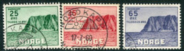 NORWAY 1957 Tourism: North Cape Used.  Michel 408-10 - Used Stamps