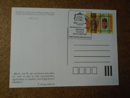 D191017  Hungary   Postcard   Commemorative Handstamp  - Cardinal Joseph Mindszenty József  -Esztergom 1991 - Other & Unclassified