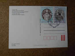D191018    Hungary   Postcard  - Szent Jobb -Budapest Szent István Bazilika -The Holy Right Hand - 1989 - Lettres & Documents
