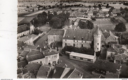 EN AVION AU DESSUS DE MONTS SUR GUESNES LE CHATEAU CPSM GM TBE - Monts Sur Guesnes