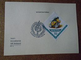 D191021  Hungary   1991  Commemorative Handstamp  -   International Congress Of Hungarian Studies -stamp Moto Cross - Andere & Zonder Classificatie