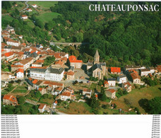 CHATEAUPONSAC VUE AERIENNE CPSM GM TBE - Chateauponsac