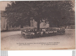 ENVIRONS AMBAZAC VILLA DU PETIT MURET LE REPAS EN PLEIN AIR 1935 TBE - Ambazac