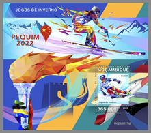 MOZAMBIQUE 2022 MNH Pewking 2022 Olympic Winter Games Winterolympiade S/S II - OFFICIAL ISSUE - DHQ2240 - Invierno 2022 : Pekín