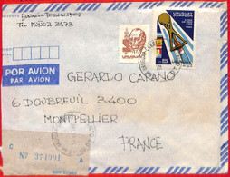 Aa2454 - URUGUAY - Postal History -  COVER To FRANCE - FOOTBALL FIFA 1981 - Championnat D'Europe (UEFA)