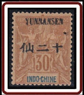 Yunnanfou - Bureau Indochinois - N° 09 (YT) N° 9 (AM) Neuf *. - Ungebraucht