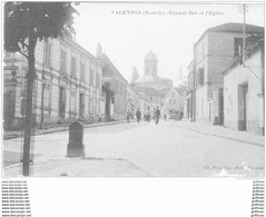Delcampe - VALENTON GRANDE RUE ET L'EGLISE 1917 - Valenton