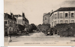 CORMEILLES EN PARISIS LA PLACE DE LA GARE TBE - Cormeilles En Parisis