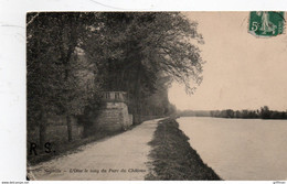 NEUVILLE L'OISE LE LONG DU PARC DU CHATEAU 1909 TBE - Neuville-sur-Oise