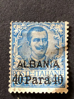 ALBANIA  SG 20  40 Paras On 25 Cmi Blue - Albanie