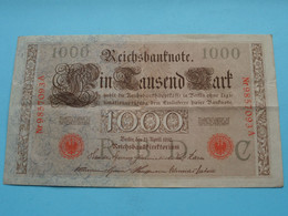 1000 Ein Tausend Mark ( 21 April 1910 ) Nr 9857093A ( For Grade, Please See Photo ) VF ! - 1000 Mark