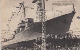 LE TRAIT (76) - Chantiers De La Seine-Maritime - Lancement Du Torpilleur Basque Le 25 Mai 1929 - Bon état - Le Trait