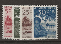 1957 MNH Nederlands Nieuw Guinea NVPH 45-48 - Nouvelle Guinée Néerlandaise