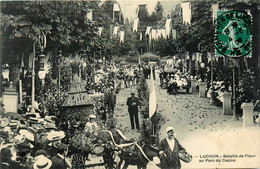 Luchon * La Bataille De Fleur Au Parc Du Casino * Fête Locale * Défilé Char - Luchon