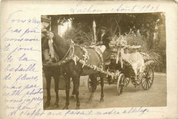 Luchon * Carte Photo * Fête Des Fleurs ? * Attelage * Août 1903 - Luchon