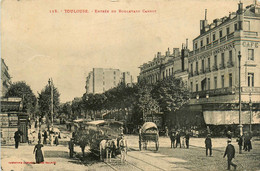 Toulouse * Entrée Du Boulevard Carnot * Omnibus * Grand Café Des Américains - Toulouse