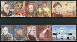 Kiribati 2006 MNH Stamps Exploration & Innovation Darwin Concorde Mozart 12v Set - Kiribati (1979-...)