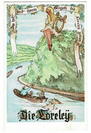 CPA Fantaisie Fantasie Carte Die Loreley Lorelei Jungfrau Illustrateur Illustrator Illustree Kunstler - Fairy Tales, Popular Stories & Legends