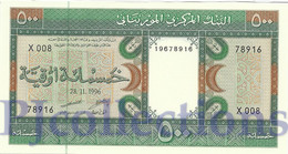 MAURITANIA 500 OUGUIYA 1996 PICK 6i UNC - Mauritanien