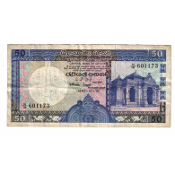 Billet, Sri Lanka, 50 Rupees, 1982, 1982-01-01, KM:94a, TB - Sri Lanka