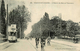 Nogent Sur Marne * Route De L'entrée Du Bois De Vincennes * Tram Tramway - Nogent Sur Marne