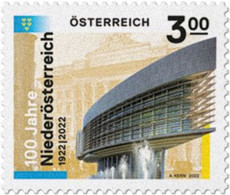 Austria - 2022 - Centenary Of Niederosterreich (Lower Austria) As Federal State - Mint Stamp - Unused Stamps