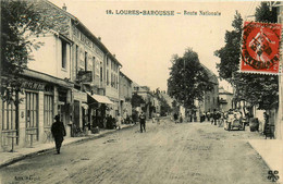 Loures * Barousse * La Route Nationale * Commerces Magasins Hôtel Du Parc * Coiffeur - Autres & Non Classés