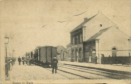 Belgium, STADEN, De Statie, Railway Station With Train (1910s) Postcard - Staden