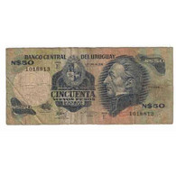 Billet, Uruguay, 50 Nuevos Pesos, Undated (1987), KM:61d, AB - Uruguay