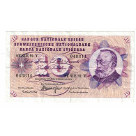 Billet, Suisse, 10 Franken, 1974, 1974-02-07, KM:45t, TTB - Suisse