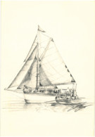 N°10 Type De Bateau De Pêche - Loic Riou - Editions DE KERSAUZON - Pêche