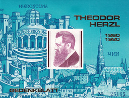 AUSTRIA 1980 - Gedenkblatt Theodor Herzl - Autres & Non Classés