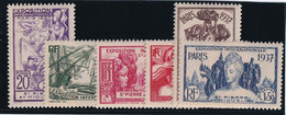 St Pierre Et Miquelon N°160/165 - Neuf * Avec Charnière  TB - Unused Stamps