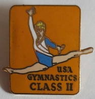 USA Gymnastics CLASS II PINS PLAST, DAMAGED Broken Needle - Gymnastique