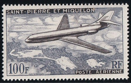 St Pierre Et Miquelon Poste Aérienne N°25 - Neuf * Avec Charnière - TB - Ungebraucht