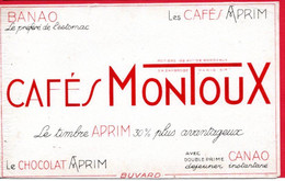 Buvard Café Montoux Et Chocolat Aprim. - Coffee & Tea