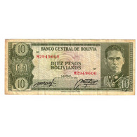 Billet, Bolivie, 10 Pesos Bolivianos, 1962, 1962-07-13, KM:154a, TTB - Bolivie