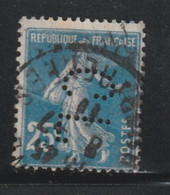 5FRANCE 091 // YVERT 140 (PERFORÉ= CL) // 1907-20 - Gebraucht