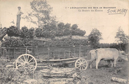 89-L'EXPLOITATION DES BOIS EN BOURGOGNE- LA RENTREE DES ECORCES - Other & Unclassified