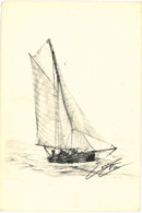 N°15 Type De Bateau De Pêche - Loic Riou - Editions DE KERSAUZON - Pêche