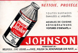 Delcampe - Buvard Johnson, Crème Pour Surfaces émaillées Et Laquées. - Wash & Clean