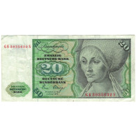 Billet, République Fédérale Allemande, 20 Deutsche Mark, 1980, 1980-01-02 - 20 DM