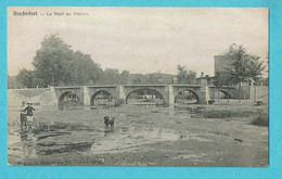 * Rochefort (Namur - Namen - La Wallonie) * (Héliotypie De Graeve, Nr 4812) Le Pont De Pierres, Chien, Animée, Canal - Rochefort