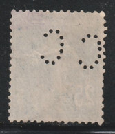 5FRANCE 100 // YVERT 140 A) (PERFORÉ= CC) // 1907-20 - Used Stamps
