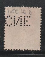 5FRANCE 105 // YVERT 140 A)  (PERFORÉ= CNE) // 1907-20 - Gebraucht