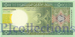 MAURITANIA 500 OUGUIYA 2004 PICK 12a UNC - Mauritania